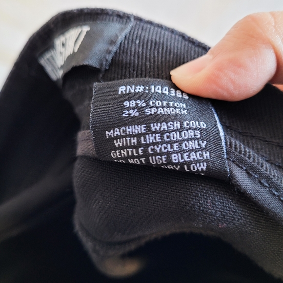 8IGHTH DSTRKT Denim Distressed Jeans Men's 36W 34L Black - Picture 8 of 9